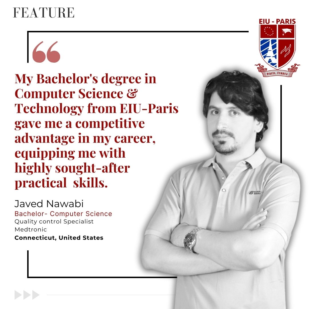 EIU-Paris Graduate Spotlight: Javed Nawabi on Community, Growth, and Success